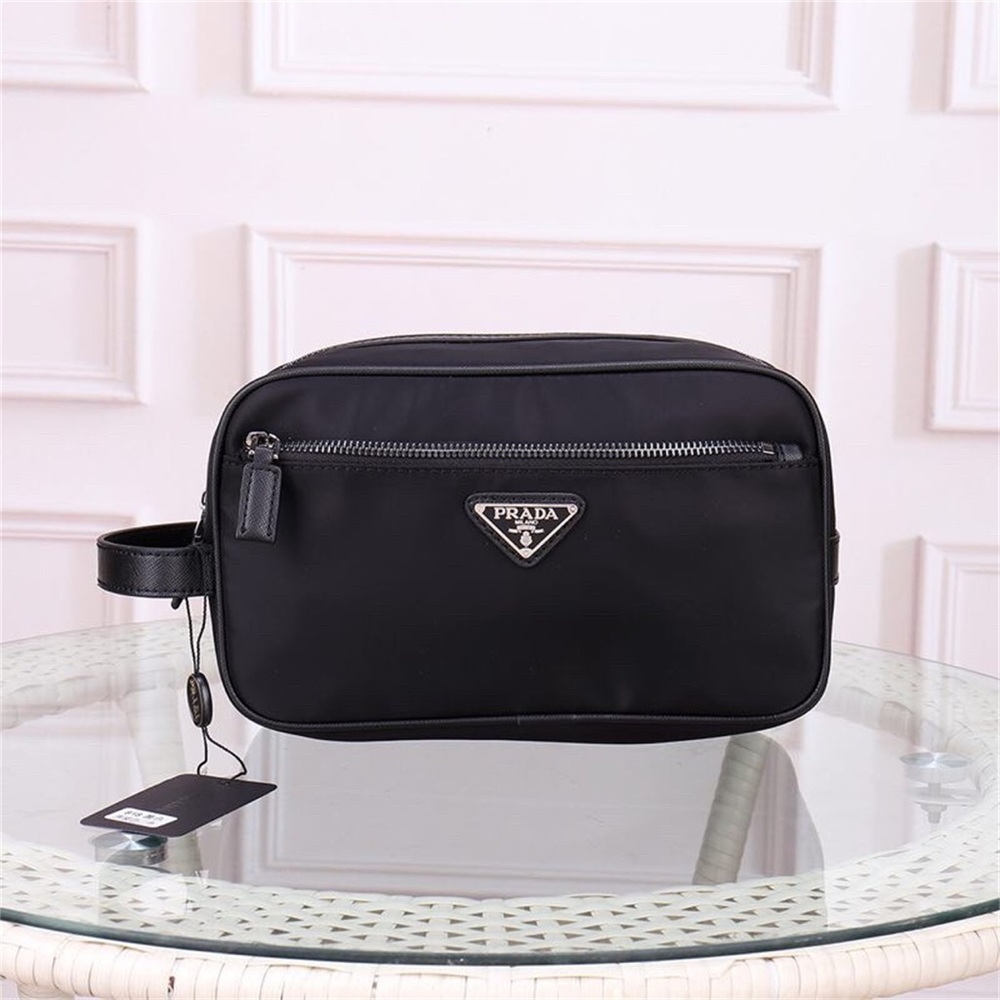 Prada Camera Bag Canvas Bag Black